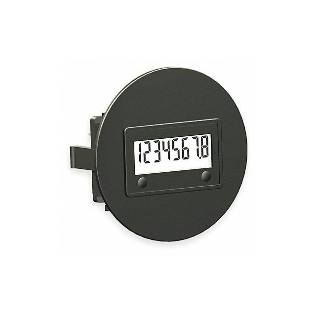 LCD Hour Meter SAE Round Flush 8 digit MPN:3410-3000