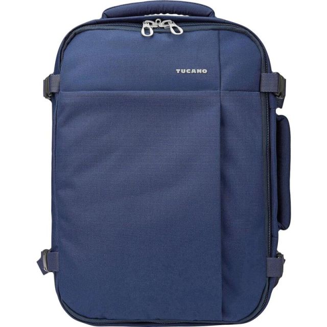 Tucano Tugò Carrying Case (Backpack) for 15.6in Notebook - Blue - Water Resistant - Shoulder Strap, Handle, Chest Strap, Trolley Strap MPN:BKTUG-M-B