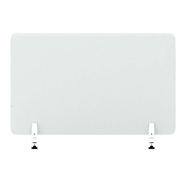 U Brands Single Glass Dry Erase Protective Panel, 25in X 24ft