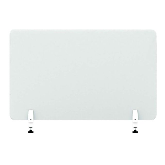 U Brands Single Glass Dry Erase Protective Panel, 55in X 25ft