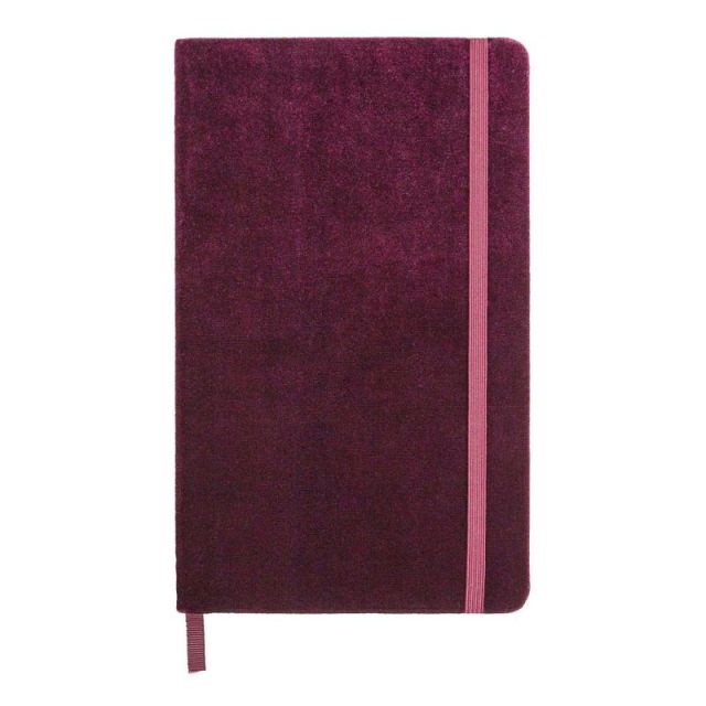 U Brands Fashion Journal With Porous Pen, 8-1/4in x 5in, College Ruled, 192 Pages (96 Sheets), Velvet Maroon (Min Order Qty 3) MPN:4230U01-24
