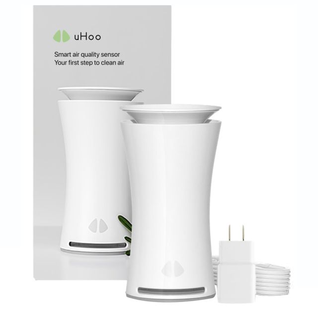 uHoo Smart Indoor Air Quality Sensor, White, UHO001800F001 MPN:UHOO-IAS1-M-C-US-UL