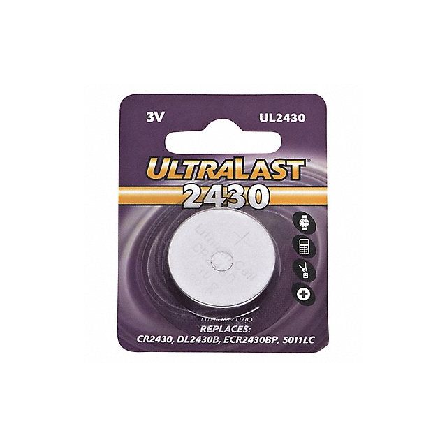 Battery 3V Lithium CR Ultralast Li MPN:UL2430