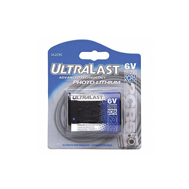 Battery 6V Lithium CR Ultralast Li MPN:UL2CR5