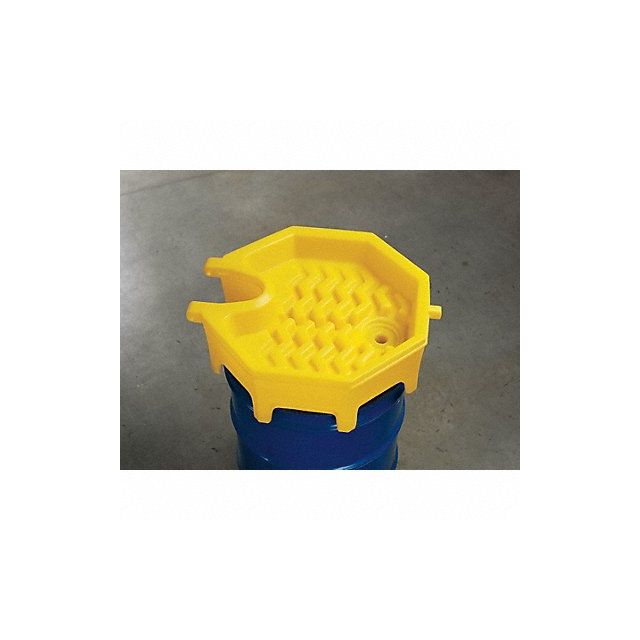 Drum Funnel Yellow Polyethylene NPT MPN:497
