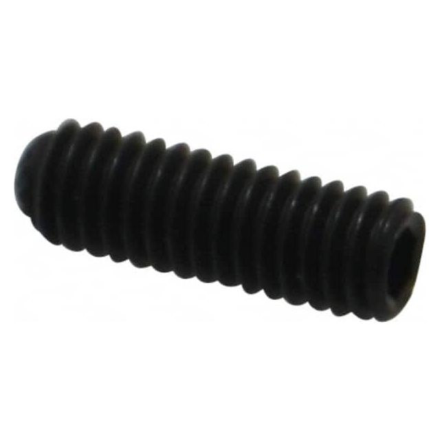 Set Screw: M4 x 12 mm, Knurled Cup Point, Alloy Steel, Grade 45H MPN:103189