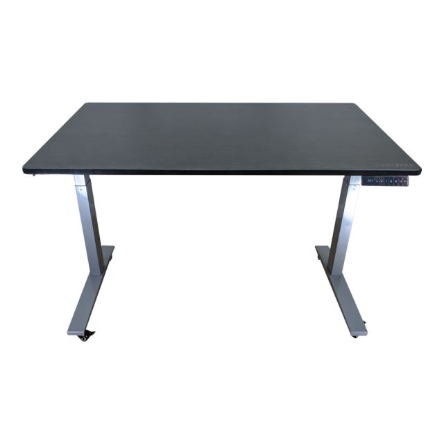 Uncaged Ergonomics Rise Up - Standing desk - mobile - rectangular - electric height adjustment - black - gray base MPN:RUGBKMDF60