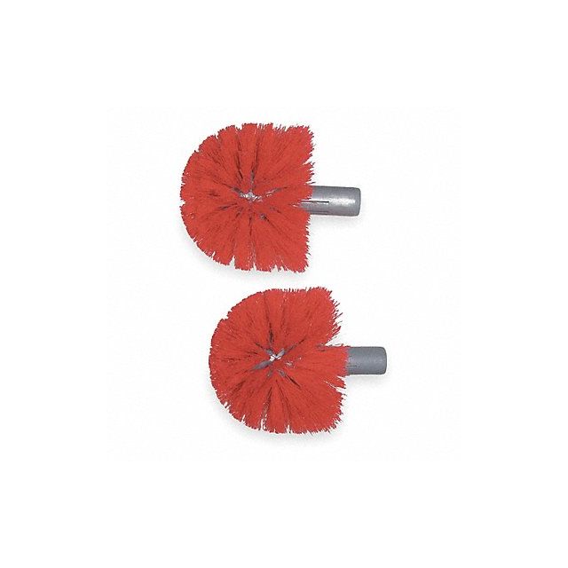 Replacement Brush Heads 2 in L Red PK2 MPN:BBRHR