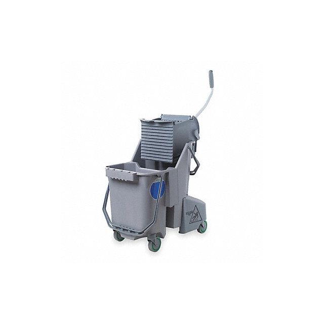 Mop Bucket and Wringer Gray 8 gal MPN:COMBG