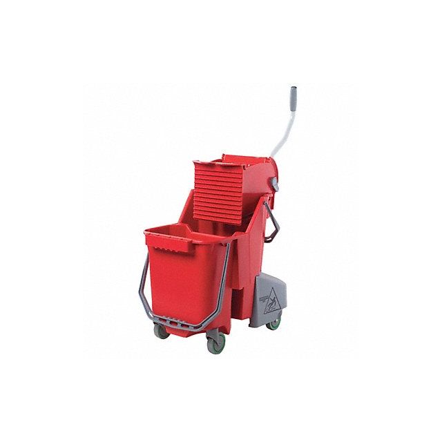 Mop Bucket and Wringer Red 8 gal MPN:COMBR