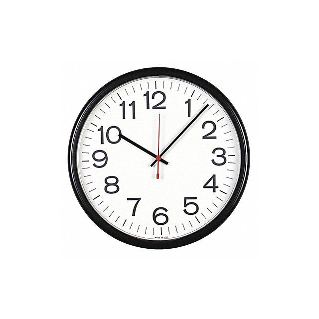 Indoor/Outdoor Clock 13.5 Black MPN:UNV11381