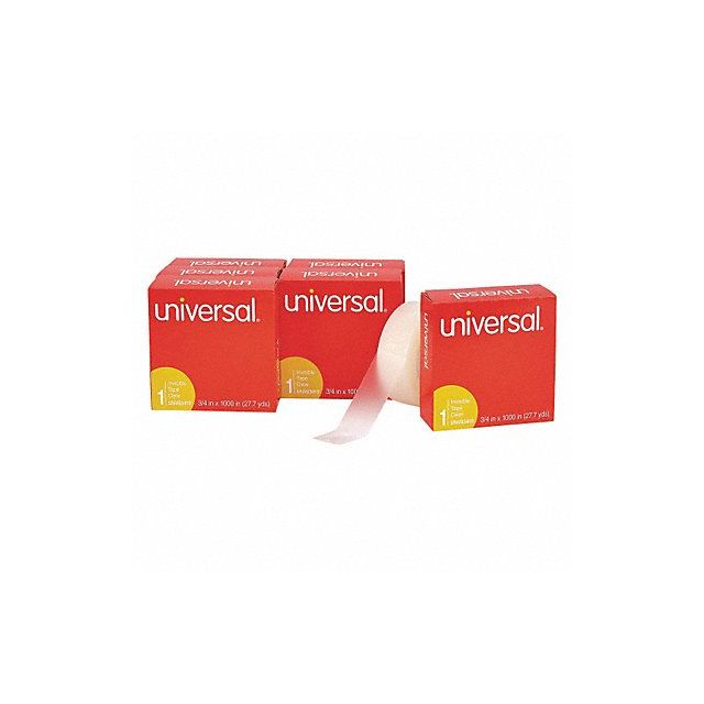 Invisible Tape 0.75 x 1000 in Clear PK6 MPN:UNV83410