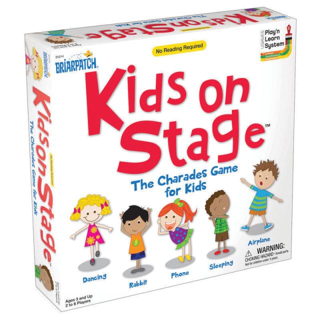 University Games Briarpatch Kids On Stage The Charades Game, Grades Pre-K-3 (Min Order Qty 3) MPN:UG-01214