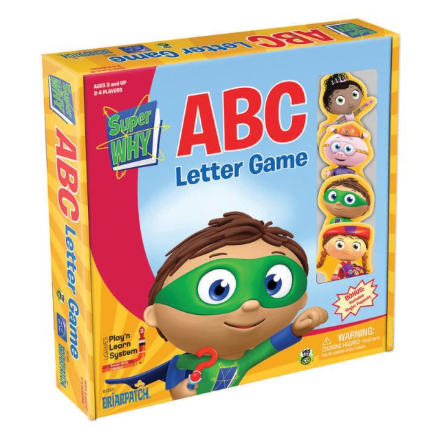 University Games Briarpatch Super WHY! ABC Letter Game, Grade K (Min Order Qty 3) MPN:UG-01333