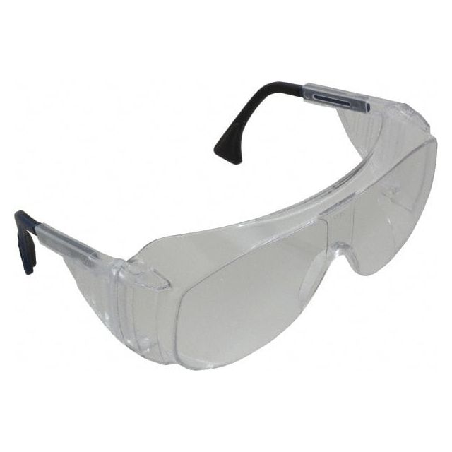 Safety Glass: Anti-Fog & Scratch-Resistant, Polycarbonate, Clear Lenses, Frameless, UV Protection MPN:S0112C
