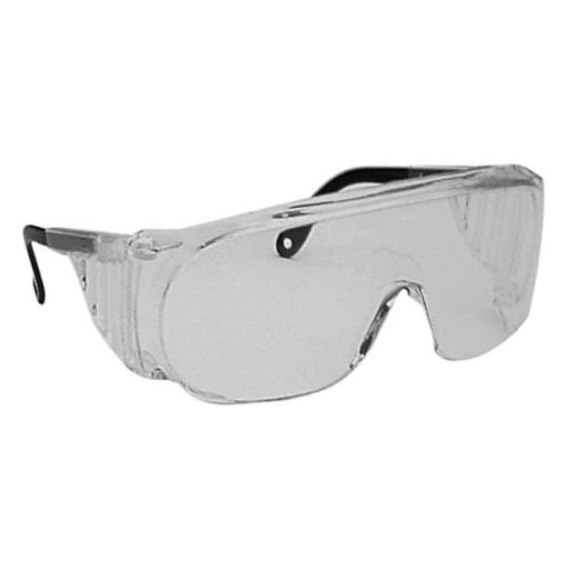 Safety Glass: Anti-Fog & Scratch-Resistant, Polycarbonate, Clear Lenses, Frameless, UV Protection MPN:S0250X