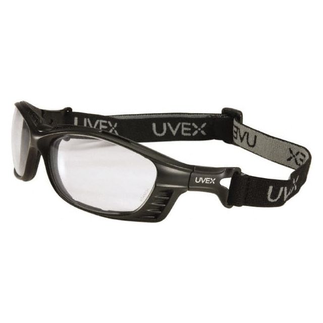 Safety Glass: Anti-Fog, Polycarbonate, Clear Lenses, Full-Framed, UV Protection MPN:S2940HS
