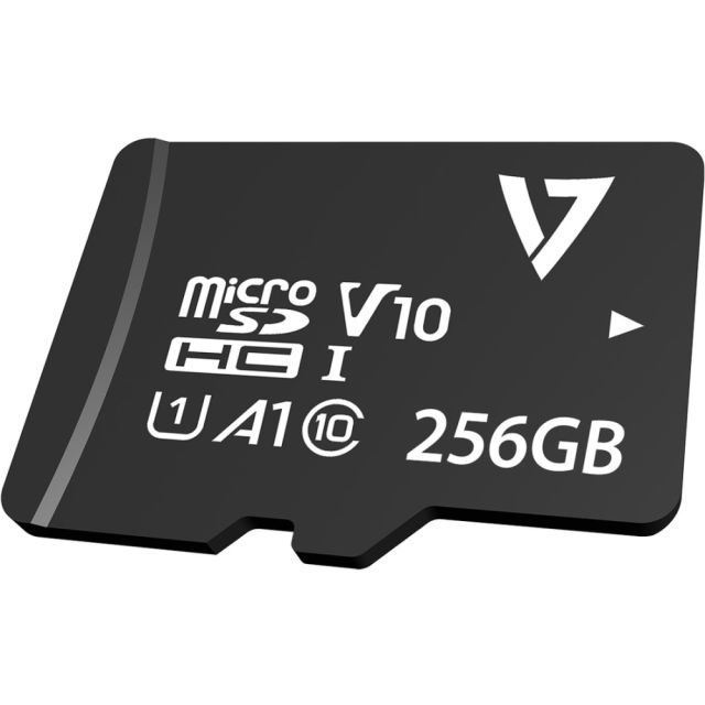 V7 VPMD256GU3 256 GB Class 10/UHS-III (U3) microSDXC - 95 MB/s Read - 30 MB/s Write - 5 Year Warranty (Min Order Qty 4) MPN:VPMD256GU3
