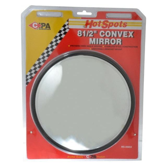 Automotive Full Size Convex Round Mirror with L Bracket MPN:48852