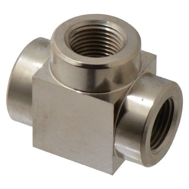 Hydraulic Hose Tee Connector Fitting: 3/8