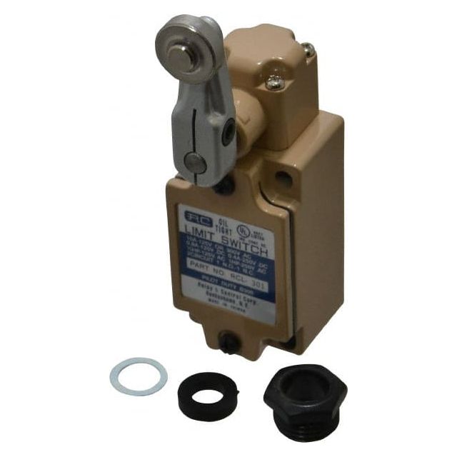 General Purpose Limit Switch: SPDT, NC, Roller Lever, Side MPN:RCL-301
