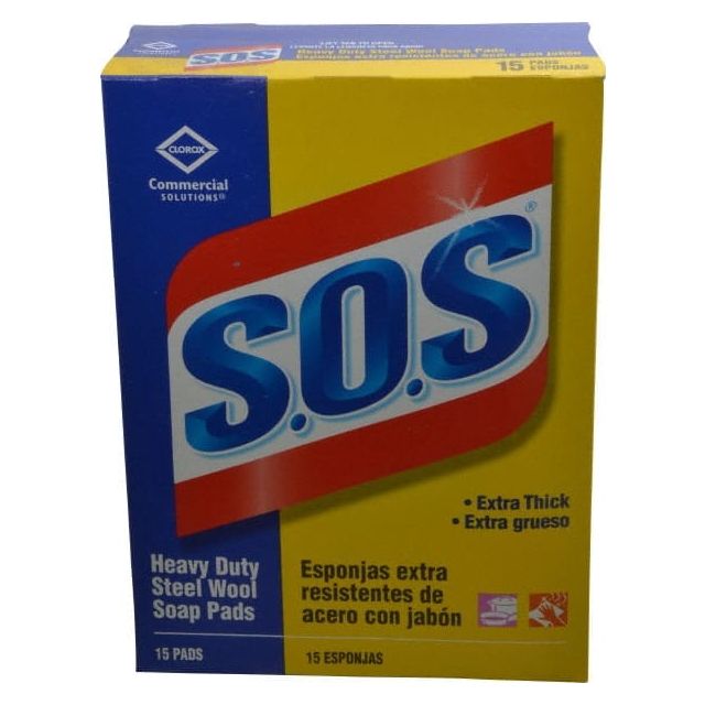 15 Qty 1 Pack Steel Wool Scouring Soap Pad MPN:88320/06901995