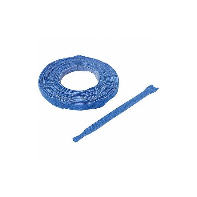 Hook-and-Loop Cable Tie 8 in Blue PK900 MPN:176040