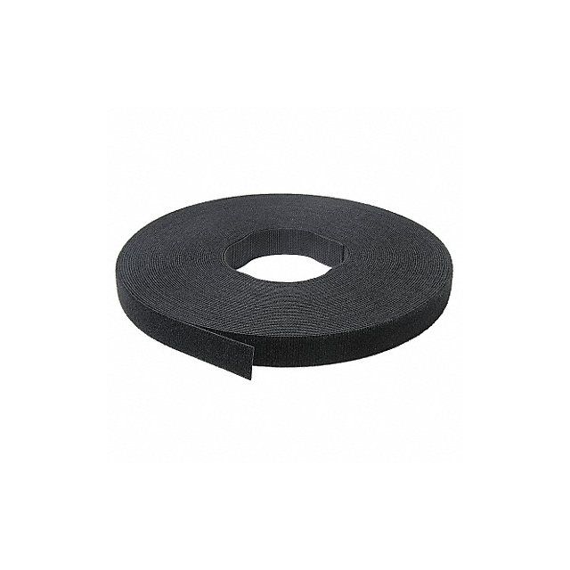 Hook-and-Loop Cable Tie Roll 75 ft Black MPN:189645
