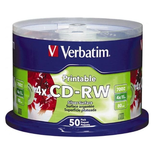 CD-RW Disc: Silver MPN:VER95159