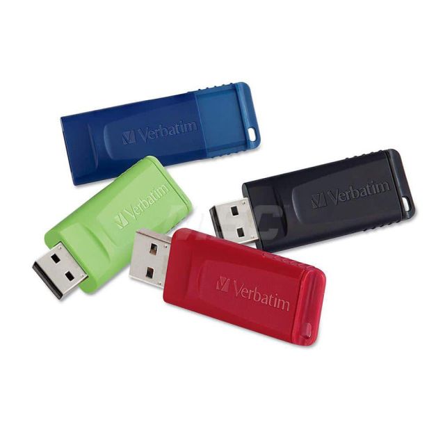 Flash Drive: Black Blue Green & Red MPN:VER99123