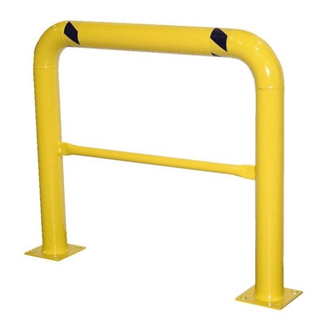 Rack & Machinery Guards, Rack Guard Type: Elbow Guard, High Profile , Length (Inch): 48 , Material: Steel , Material: Steel , Overall Height: 42in  MPN:HPRO-48-42-4