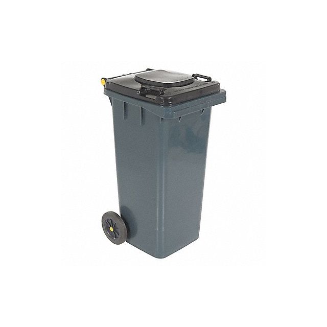 Trash Can 32 gal Gray Polyethylene MPN:TH-32-GY