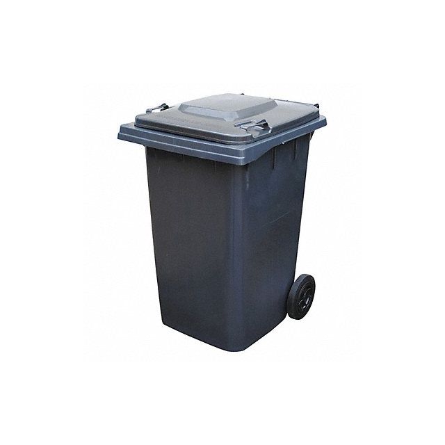 Trash Can 95 gal Gray Polyethylene MPN:TH-95-GY