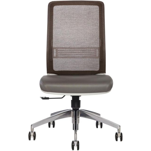Sinfonia Sing Ergonomic Mesh/Fabric Mid-Back Task Chair With Antimicrobial Protection, Armless, Copper/Gray/Black MPN:S120BA0SM13SU0S