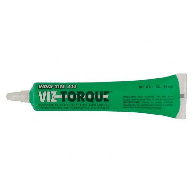 Visual Vibratory Indicator Marker: Green, Tamperproof, Squeeze Tube Point 20221 Marking Tools