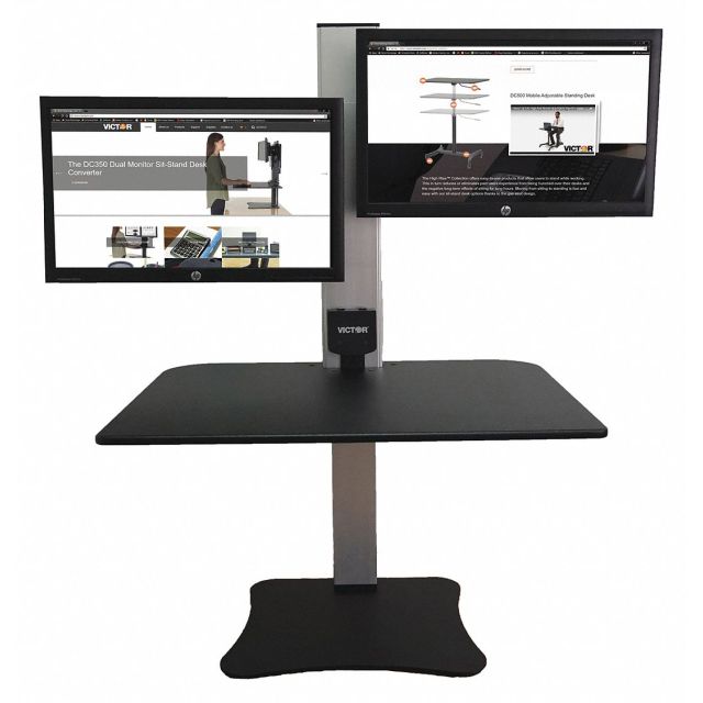 Electric Dual Monitor Standing Desk 28 W MPN:DC450