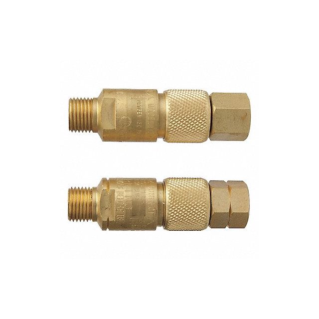 Hose Quick Connect Brass 9/16in-18 PK2 MPN:0656-0000