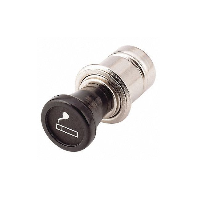 Long Knob Pop Out Lighter Black/Silver 05142-8 Motor Vehicle Interior Fittings