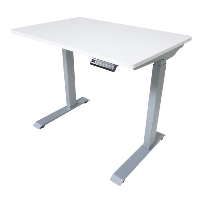 Victor Electric Standing Desk, 28-3/4inH x 36inW x 23-5/8inD, White MPN:DC830W