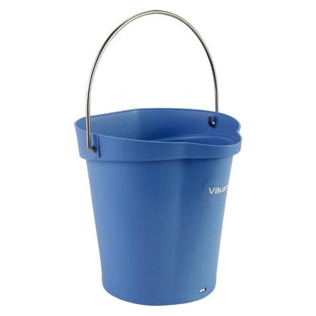 1-1/2 Gal, Polypropylene Round Blue Single Pail with Pour Spout 56883 Household Cleaning Supplies