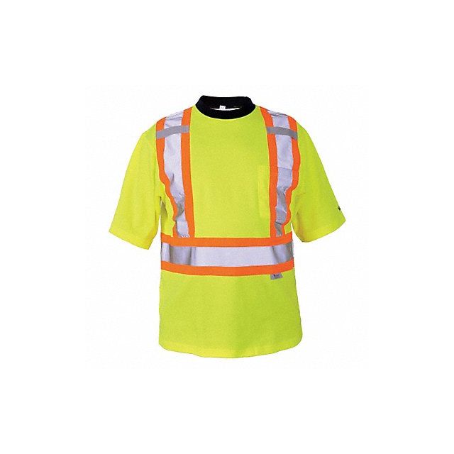 Short Sleeve Shirt Unisex L Green MPN:6000G-L