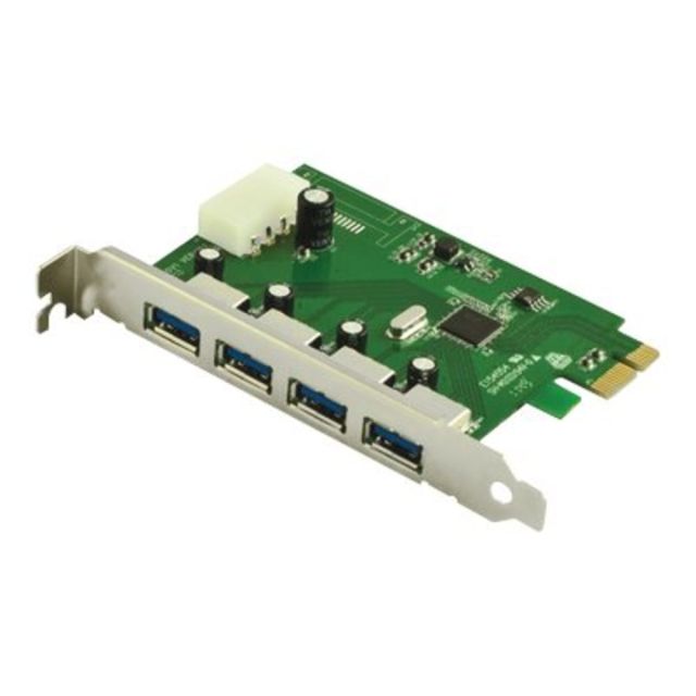VisionTek 4 Port USB 3.0 PCIe Internal Card - PCI Express - Plug-in Card - 4 USB Port(s) - 4 USB 3.0 Port(s) (Min Order Qty 2) MPN:900544