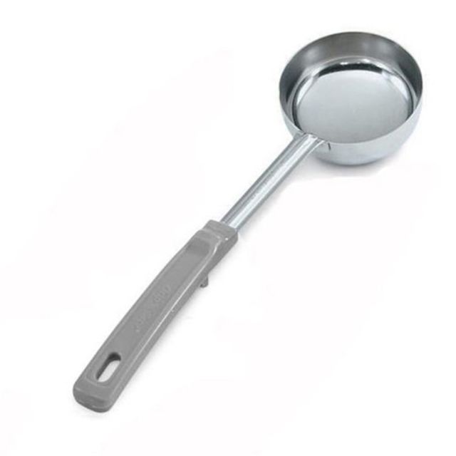 Vollrath Spoodle Solid Portion Spoon With Antimicrobial Protection, Notch, 4 Oz, Gray (Min Order Qty 3) MPN:62172