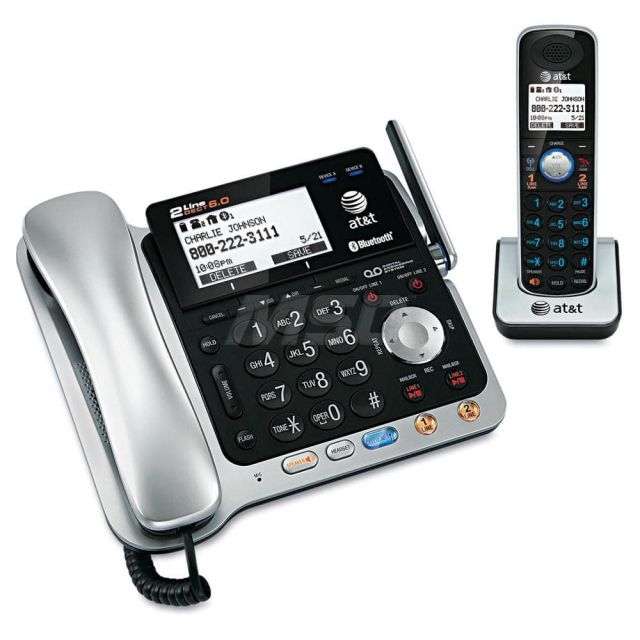 Phone System: Silver & Black MPN:ATTTL86109