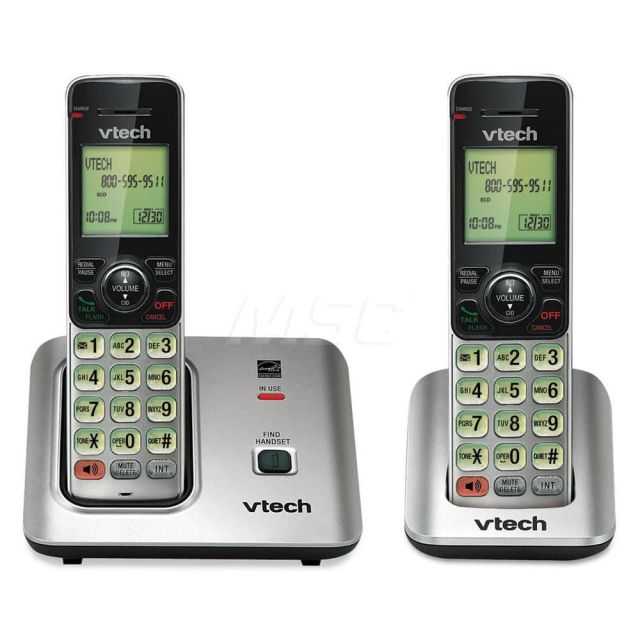 Cordless Phone System: Black & Silver MPN:VTECS66192