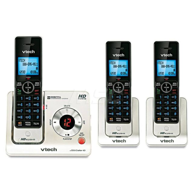 Handset Answering System: Black & Silver MPN:VTELS64253