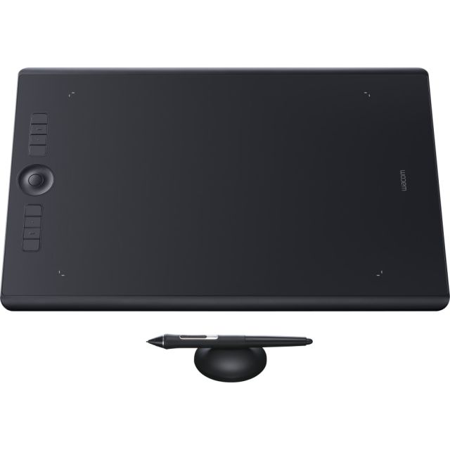 Wacom Intuos Pro Pen Tablet Large - Graphics Tablet - 12.24in x 8.50in - 5080 lpi - Touchscreen - Multi-touch Screen Wired/Wireless - Bluetooth/Wi-Fi - 8192 Pressure Level - Pen - PC, Mac - Black MPN:PTH860