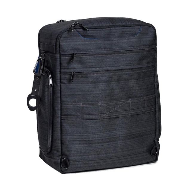 Walter + Ray USB Transit Backpack With 17in Laptop Pocket, Suit Black MPN:FV297B