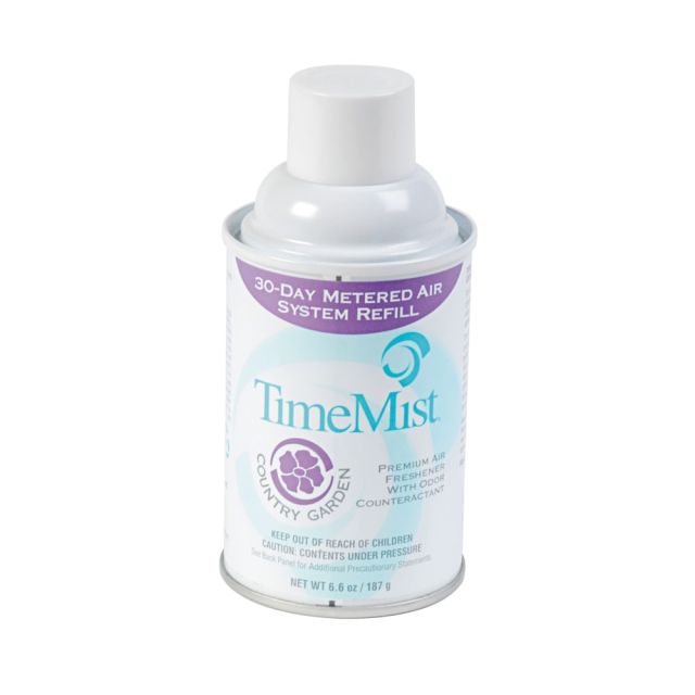 TimeMist Premium Metered Air Freshener Refill, 6.6 Oz, Country Garden, Carton of 12 Units 1042786CT