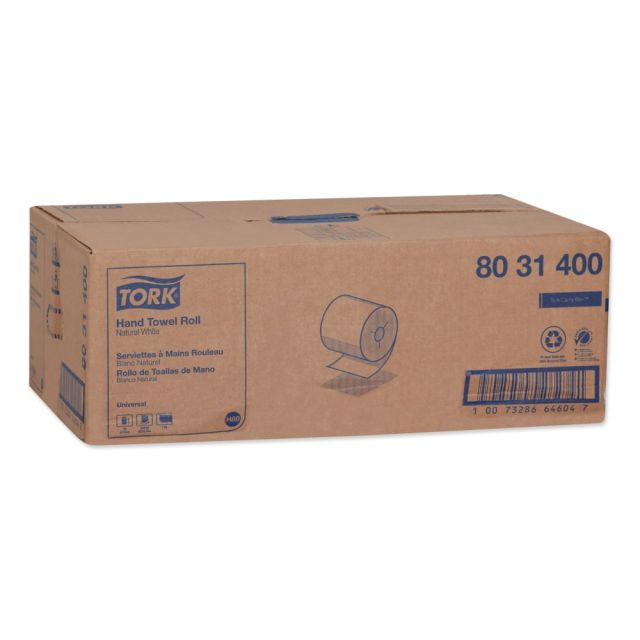 Tork Universal 1-Ply Paper Towels, 96 Sheets Per Roll, Pack Of 6 Rolls MPN:8031400